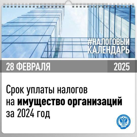 Срок уплаты налогов на имущество организаций за 2024 год. Срок уплаты налогов на имущество организаций за 2024 год.